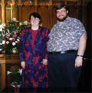 Neil & Beckie at Church for Easter