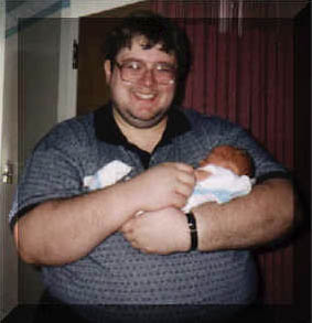 Neil with Newborn Jeffrey Lee